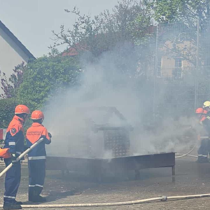 2024: Schauübung der Jugendfeuerwehr der freiwilligen Feuerwehr Mittelstadt (Quelle: Thomas Kertschek)