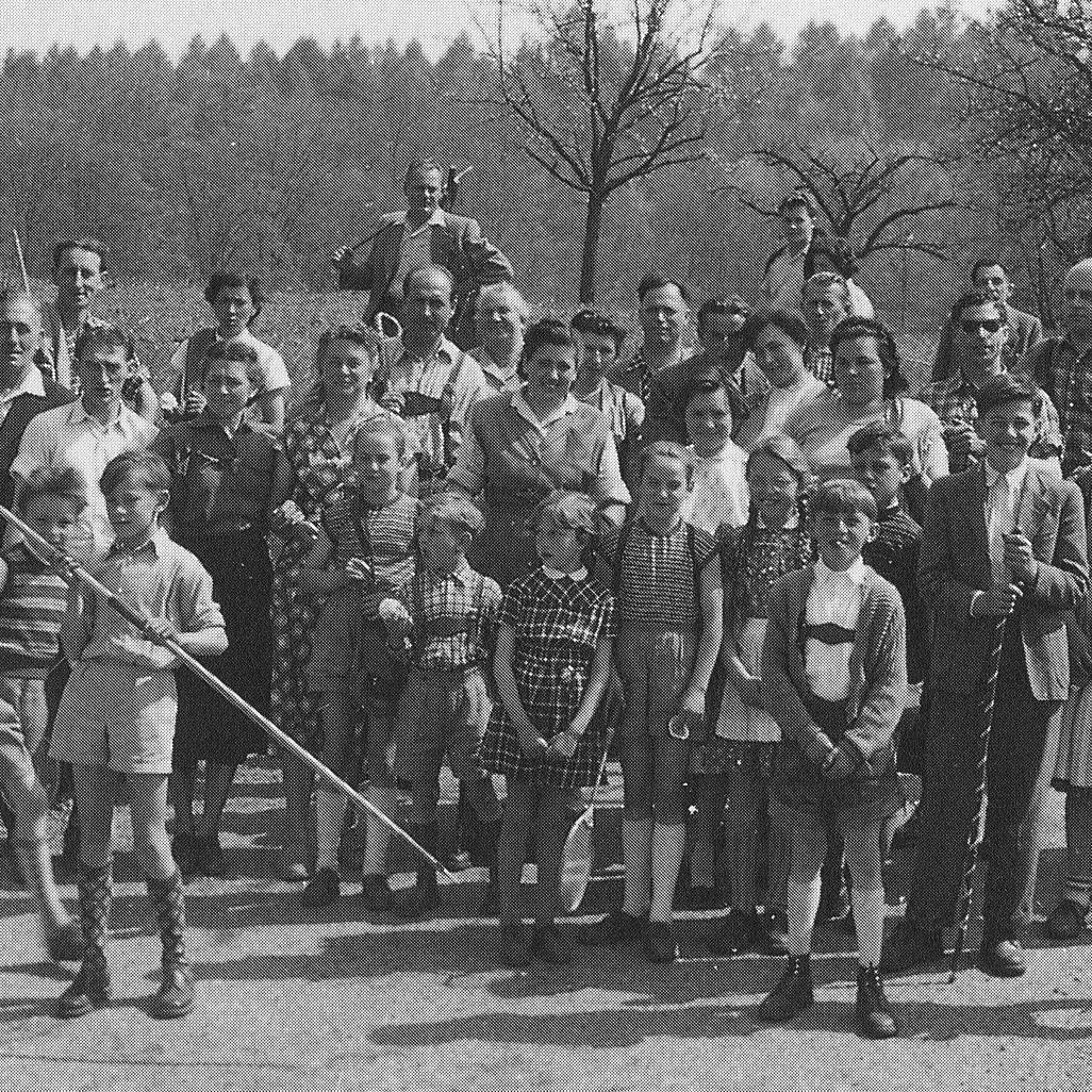 1956: Albverein Ausflug nach Kohlberg (Quelle: Lore Kimmerle)