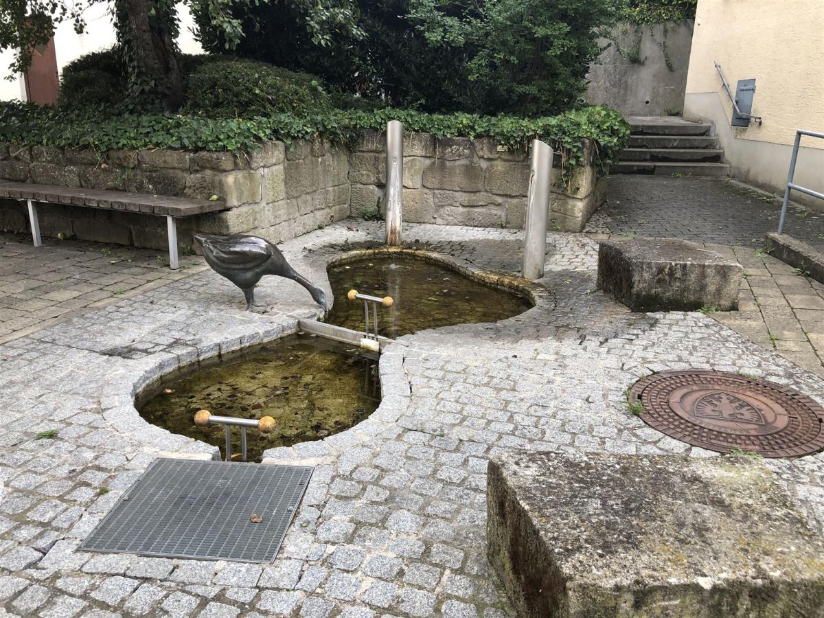 2020: Mittelstädter Brunnen - Gansbrunnen am Rathaus