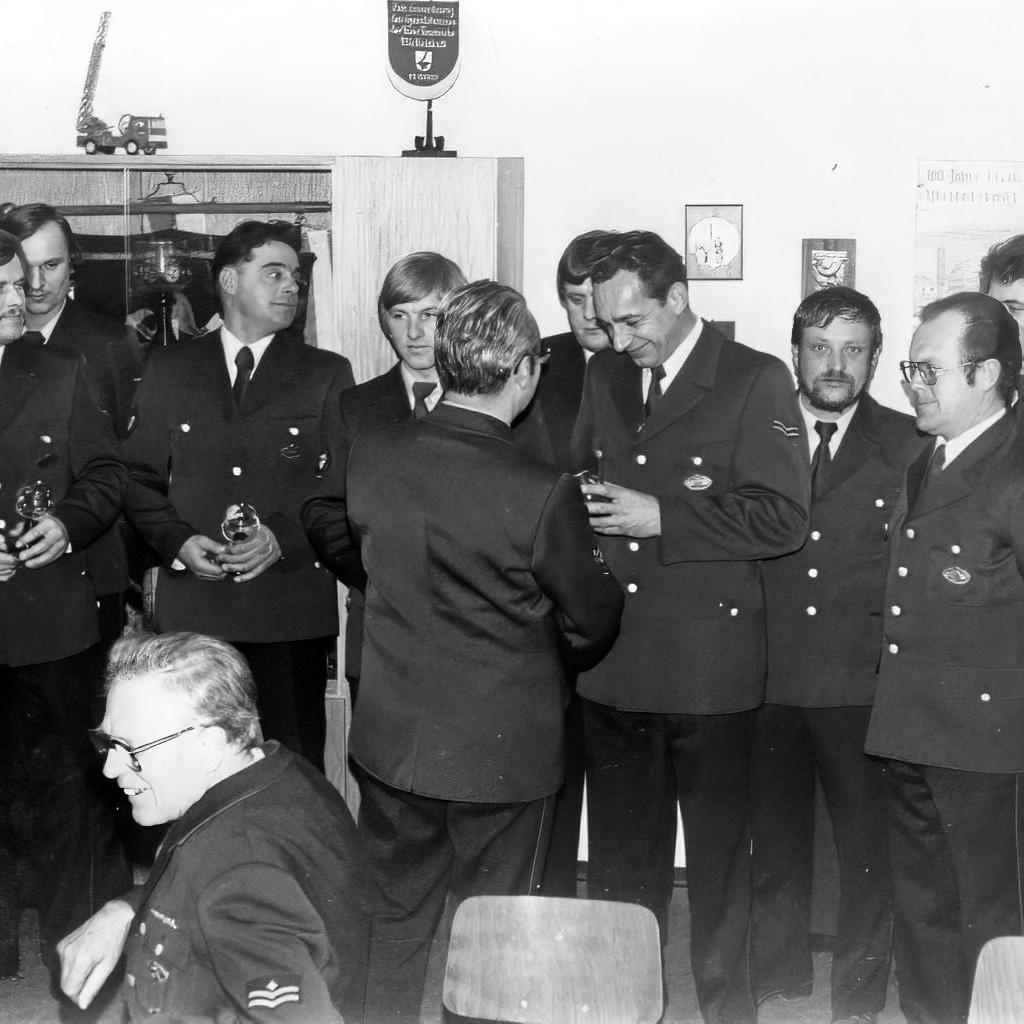 1981: Jahreshauptversammlung 1991 (Quelle: Feuerwehr Mittelstadt)