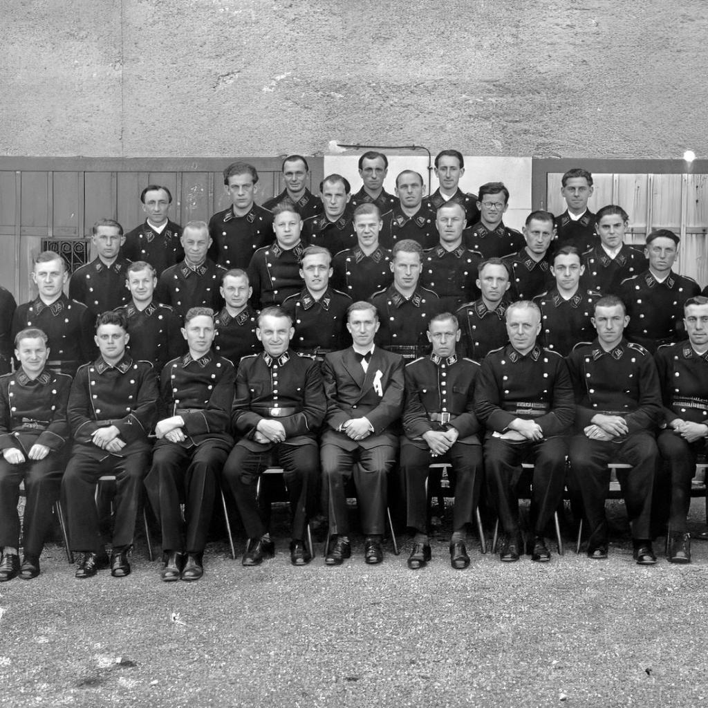 1952: 75-jähriges Jubiläum der freiwilligen Feuerwehr Mittelstadt (Quelle: Lydia Notter)