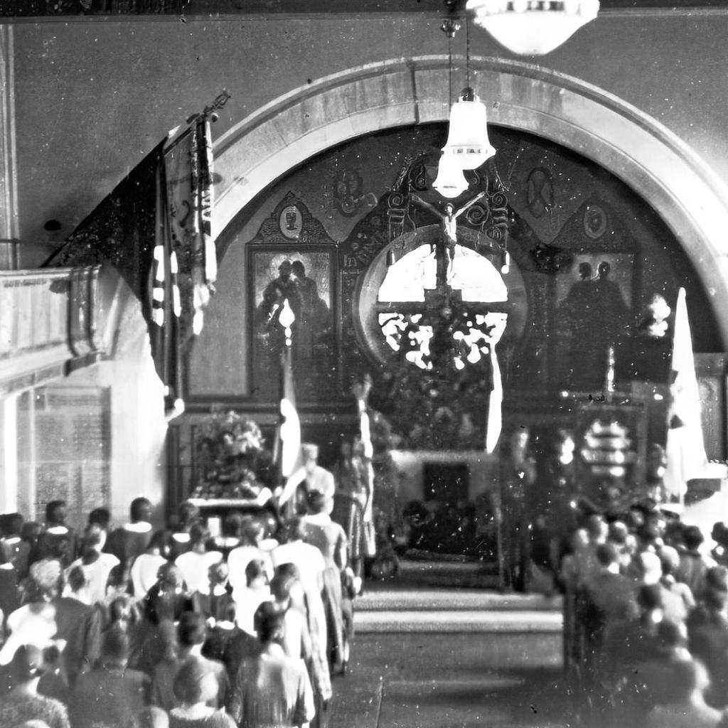 1933: Gottesdienst in der Martingskirche (Quelle: evangelische Gemeinde)