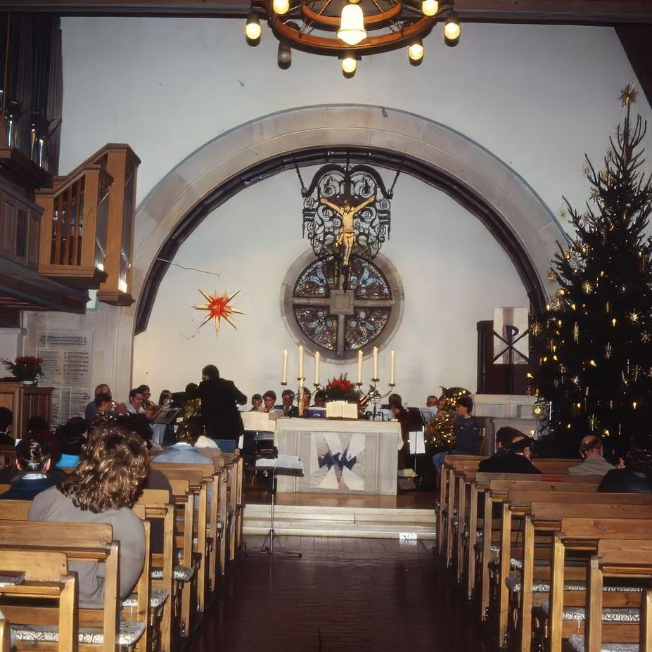 1987: Weihnachtsgottesdienst in der Martinskirche (Quelle: Helmuth Mühleisen)