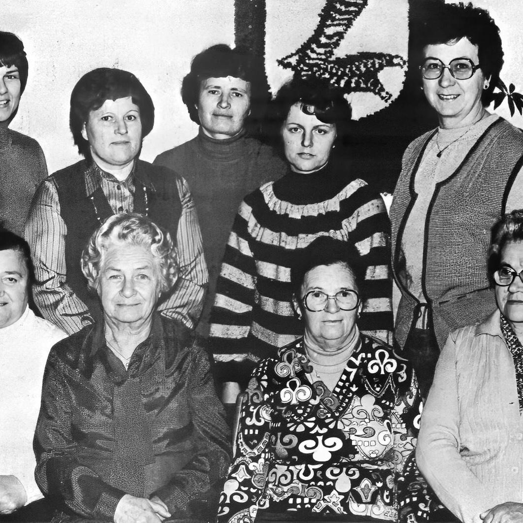 1975: Mittelstädter Seniorenclub (Quelle: Lydia Notter)