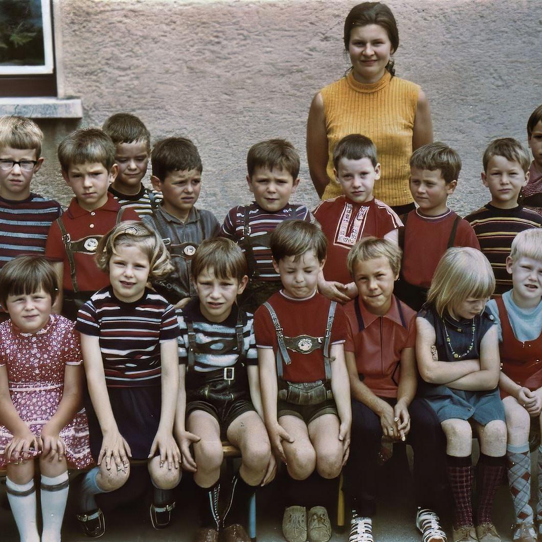 1969: Kindergartengruppe 1 (Quelle: Harald Becker)