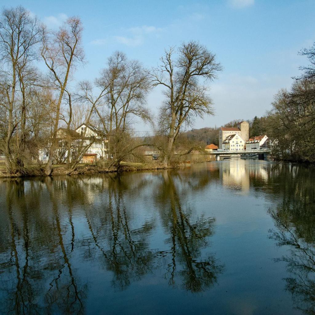 2012: Blick auf den Neckar - aufgenommen vom Neckartal-Radweg (Quelle: Peter Böhler)