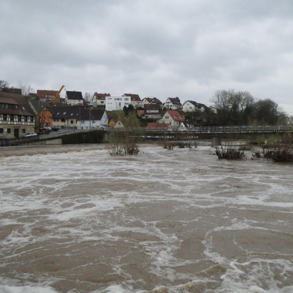 2012: Hochwasser am Neckar (Quelle: Dirk Glück)