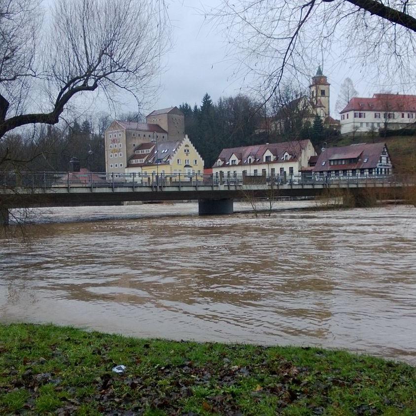 2012: Hochwasser am Neckar (Quelle: Dirk Glück)