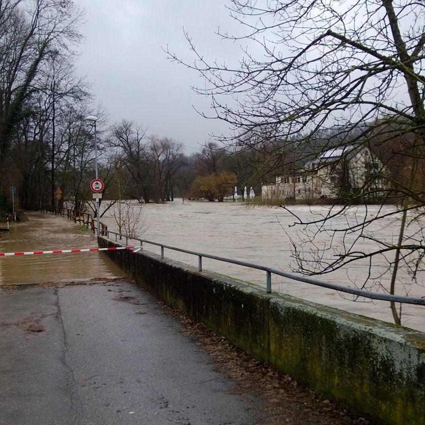 2013: Hochwasser am Neckar (Quelle: Dirk Glück)