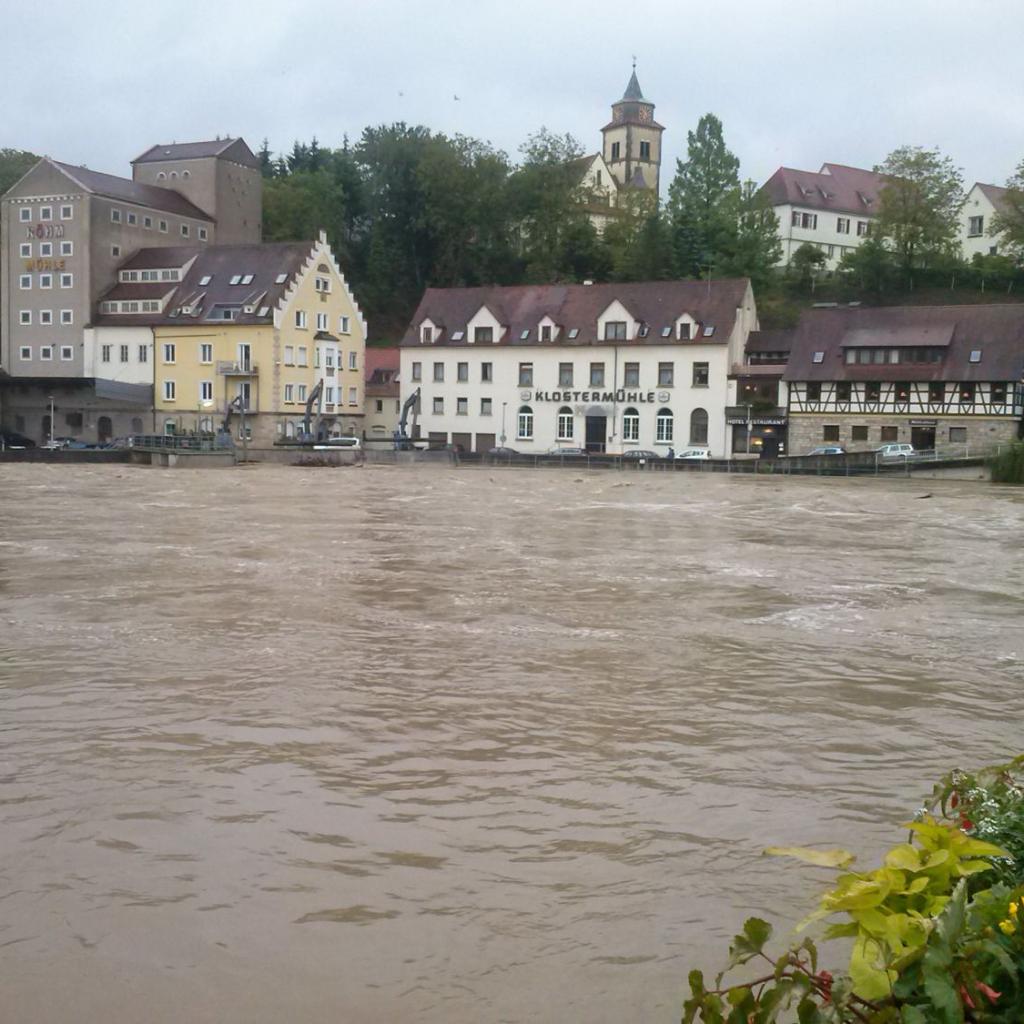 2013: Hochwasser am Neckar (Quelle: Axel Reißner)