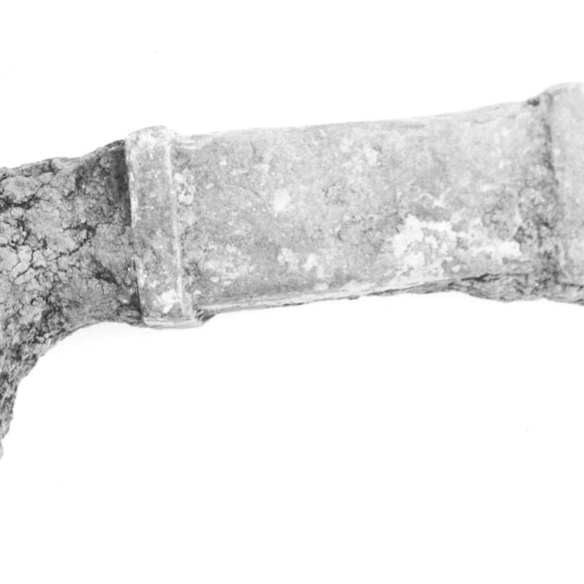 1962: römisches Artefakt gefunden an der Ausgrabung des römischen Gutshofs im Lachenhau (heute Kreuzung Keltenstraße und Hallstattstraße) (Quelle: Walter Brants)