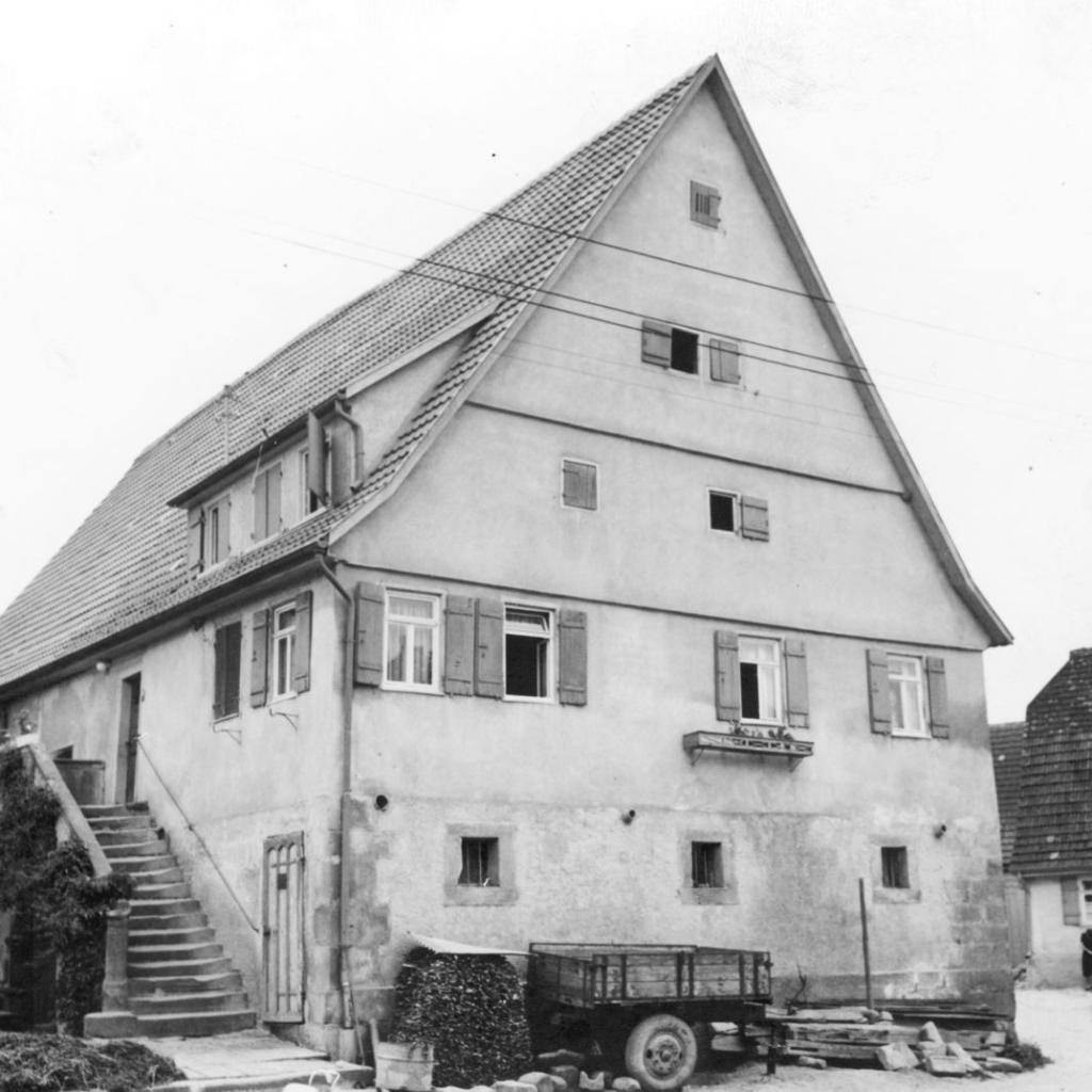 1960: Haus der Familie Wilhelm Knecht, spätere Post (Quelle: Zvonko Zebic)