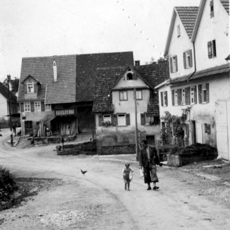 1938: Metzinger Straße (Quelle: Edwin Lauxmann)