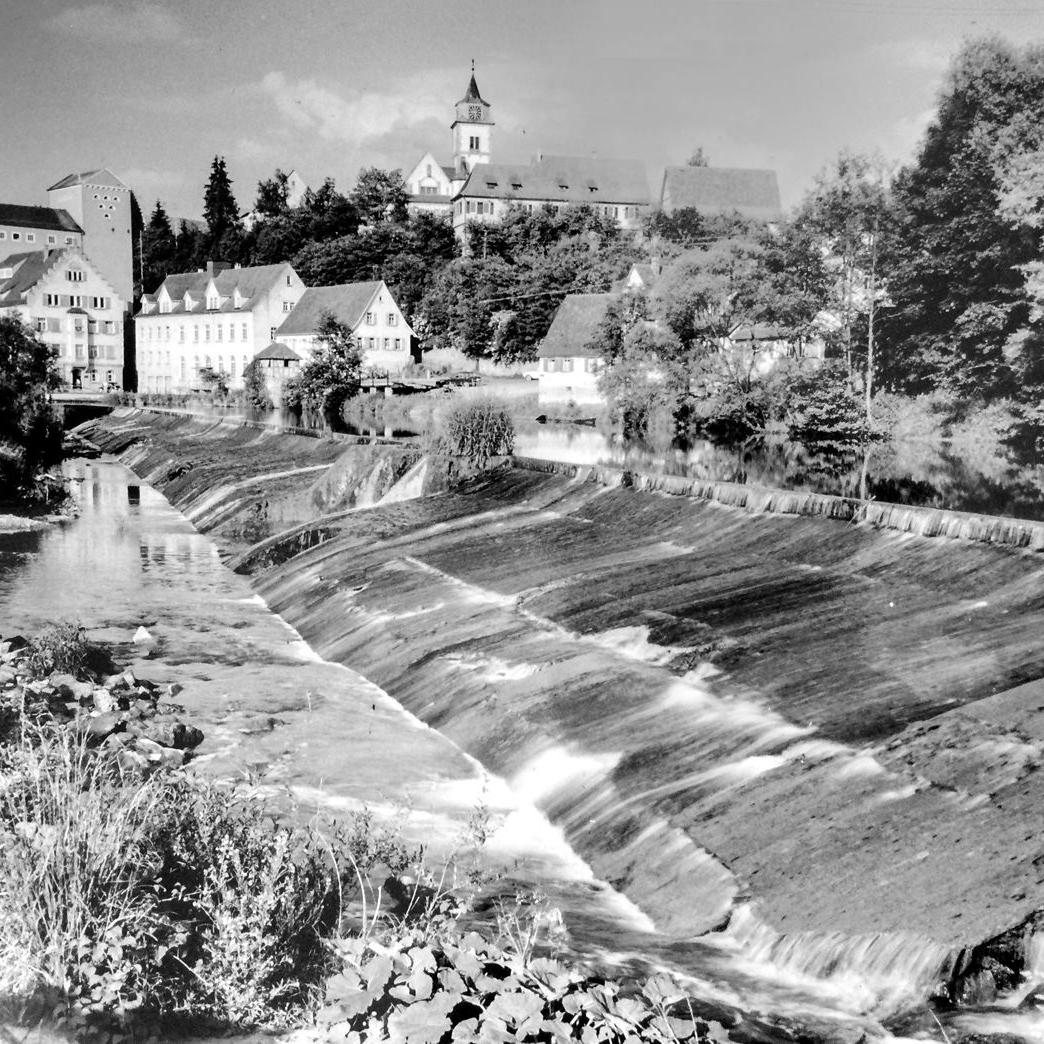 1955: Mittelstadt am Neckar (Quelle: Manfred Knecht)