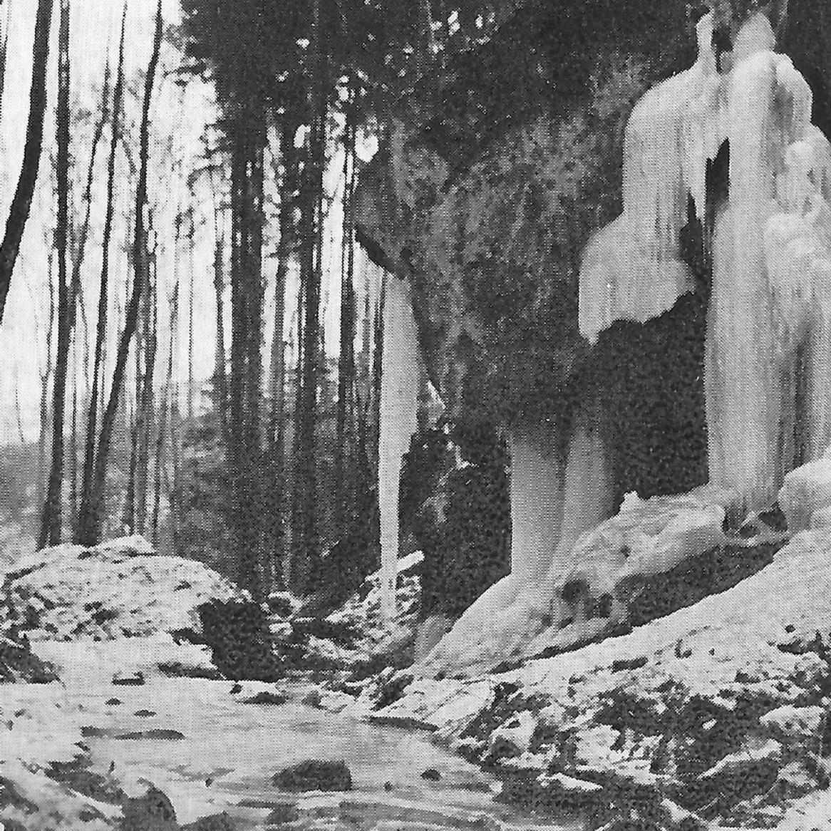 1965: Wasserfall am Merzenbachtal (Quelle: Heimatbuch)