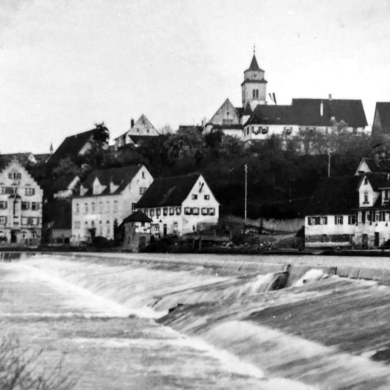 1934: Mittelstadt am Neckar (Quelle: Manfred Knecht)