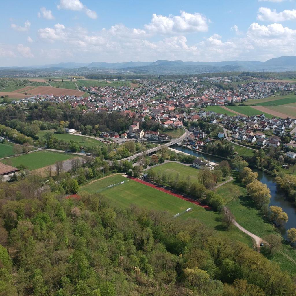 2020: Luftaufnahme von Mittelstadt von Pliezhausen aus (Quelle: Daniel Kern)