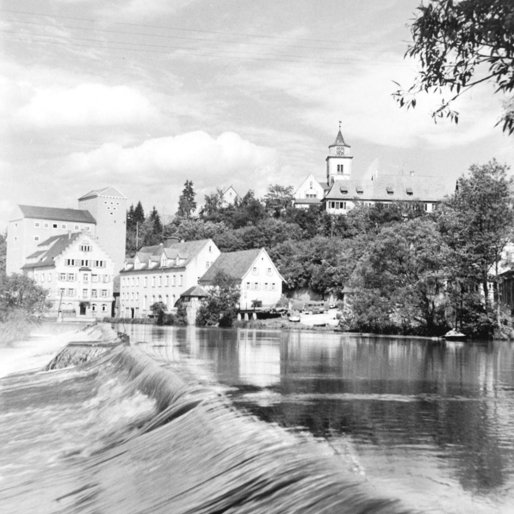 1963: Blick auf die Mühle (Quelle: Walter Brants)