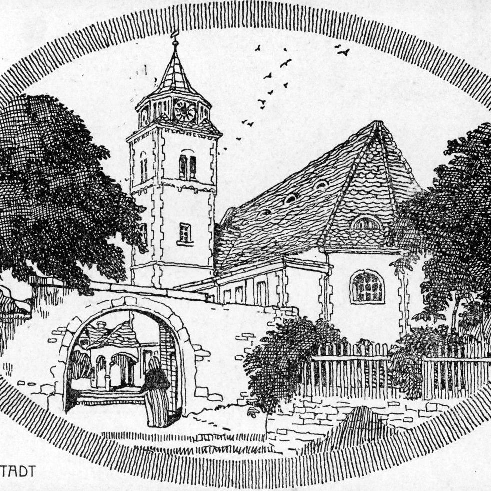 1916: Martinskirche (Quelle: Zvonko Zebic)