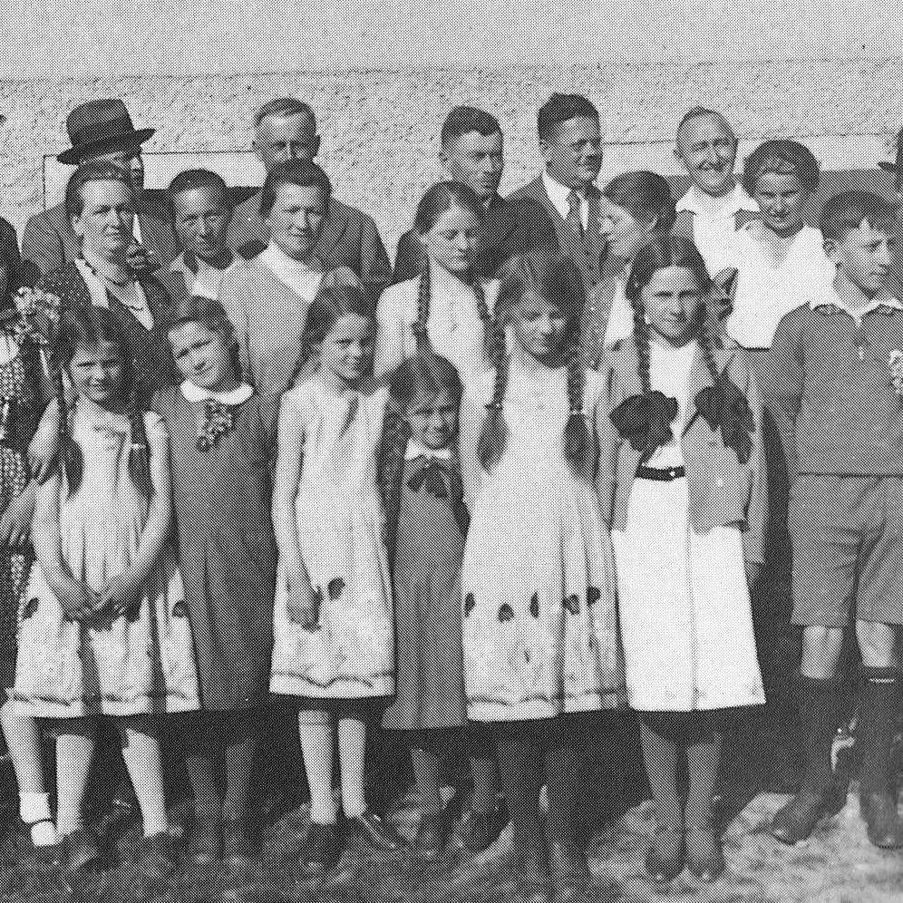 1928: Albverein Gruppenbild (Quelle: Lore Kimmerle)