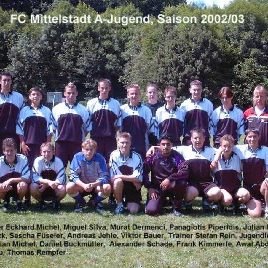 2003: A-Jugend des FC Mittelstadt 2002 - 2003 (Quelle: Bernd Bader)