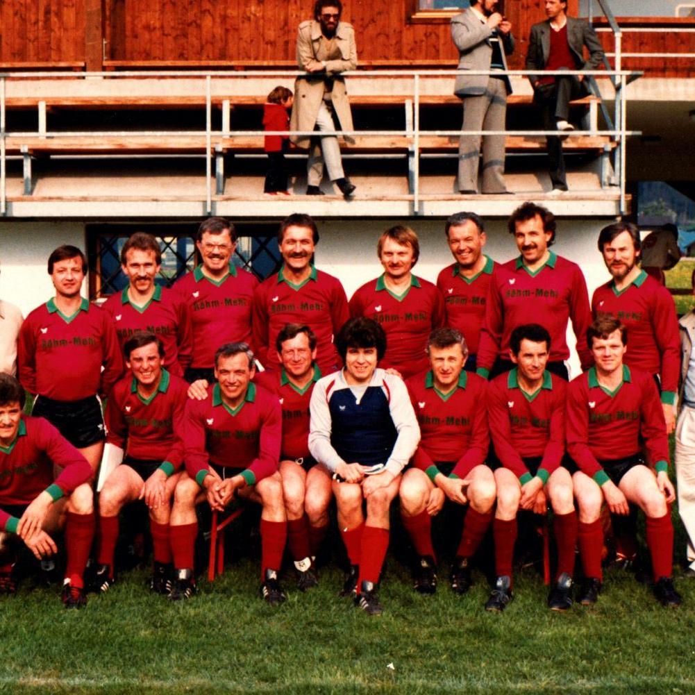 1991: FC Mittelstadt - Mannschaft der alten Herren 1990 - 1991 (Quelle: Bernd Bader)