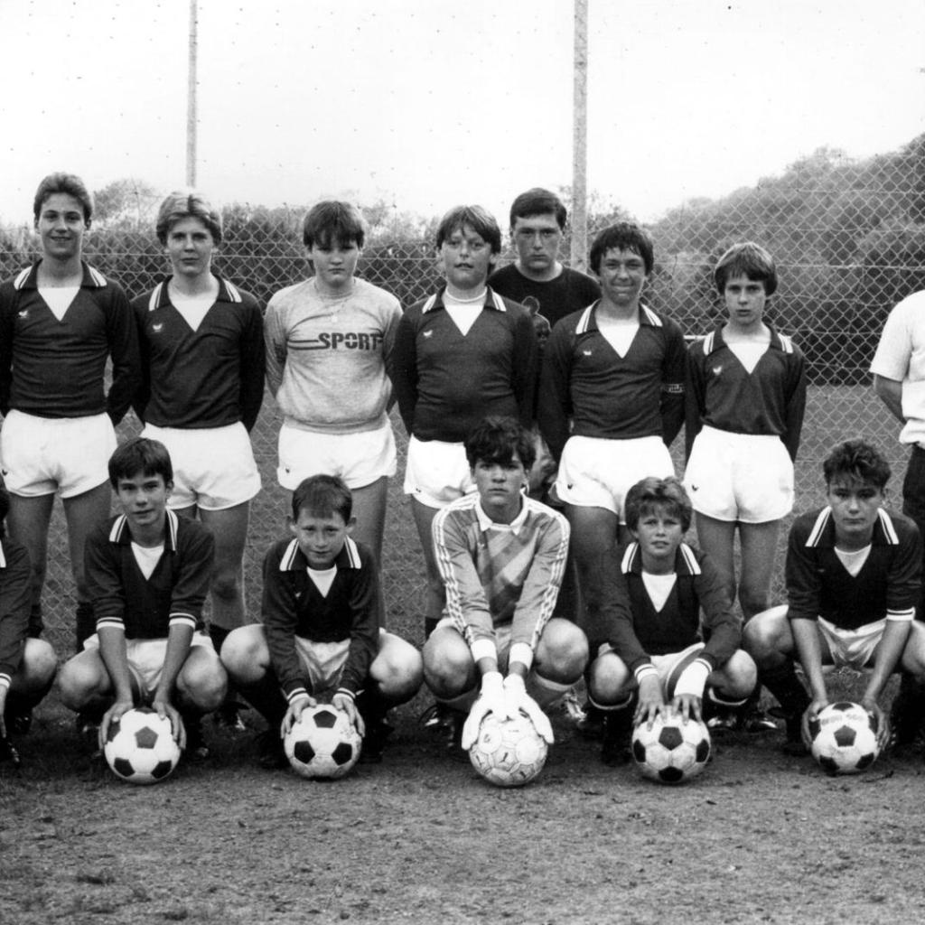1986: C-Jugend des FC Mittelstadt 1986 (Quelle: Bernd Bader)
