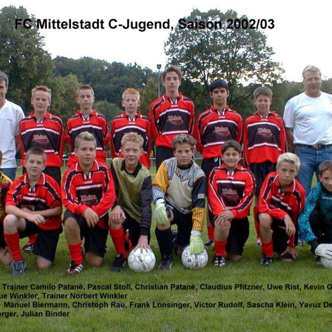2003: C-Jugend des FC Mittelstadt 2002 - 2003 (Quelle: Bernd Bader)