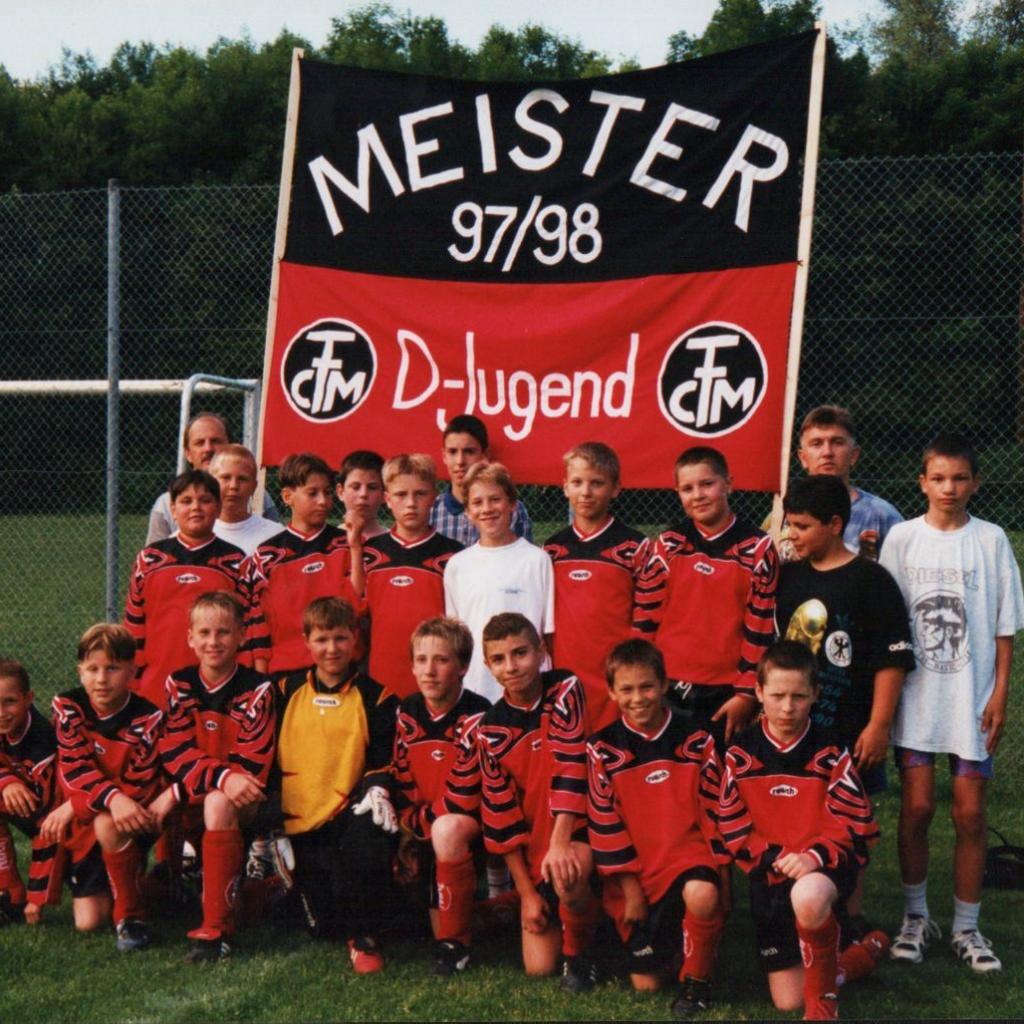 1998: D-Jugend des FC Mittelstadt 1997 - 1998 (Quelle: Bernd Bader)