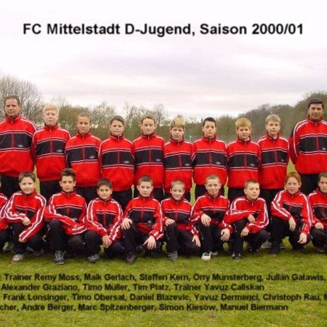 2001: D-Jugend des FC Mittelstadt 2000 - 2001 (Quelle: Bernd Bader)