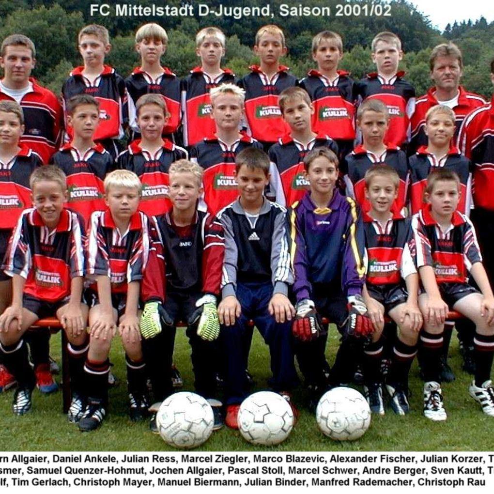 2003: D-Jugend des FC Mittelstadt 2002 - 2003 (Quelle: Bernd Bader)