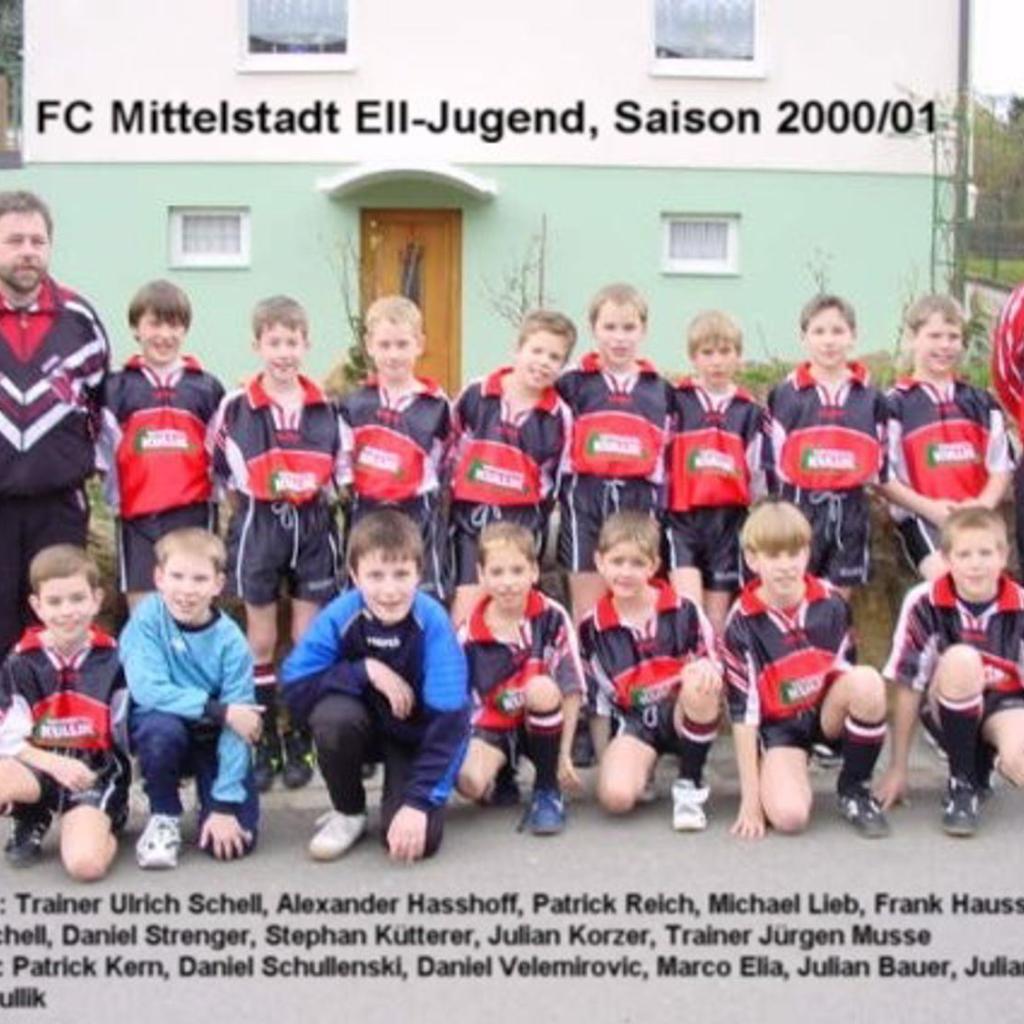 2000: E-Jugend des FC Mittelstadt 2000 (E II) (Quelle: Bernd Bader)