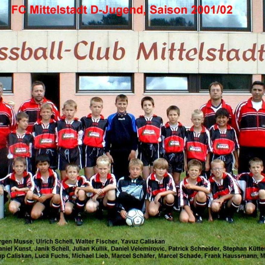 2002: E-Jugend des FC Mittelstadt 2001 - 2002 (Quelle: Bernd Bader)