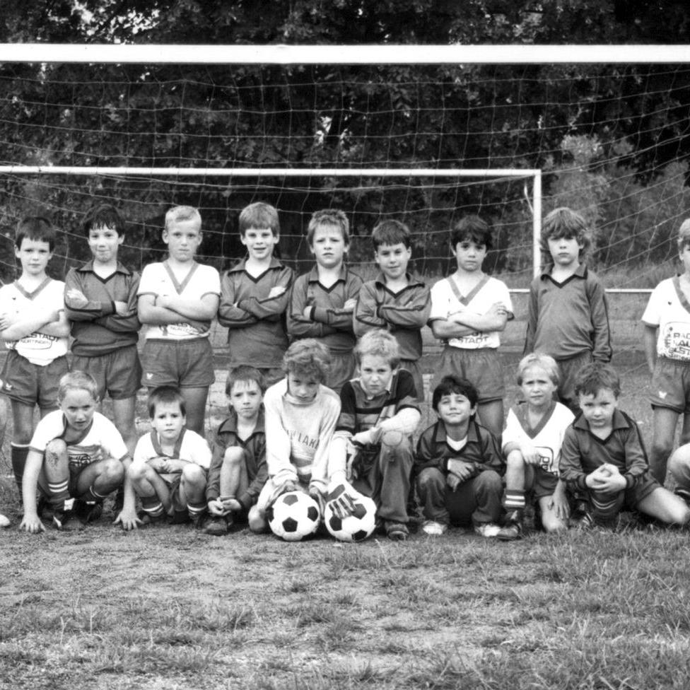 1980: F-Jugend des FC Mittelstadt 1980 (Quelle: Bernd Bader)