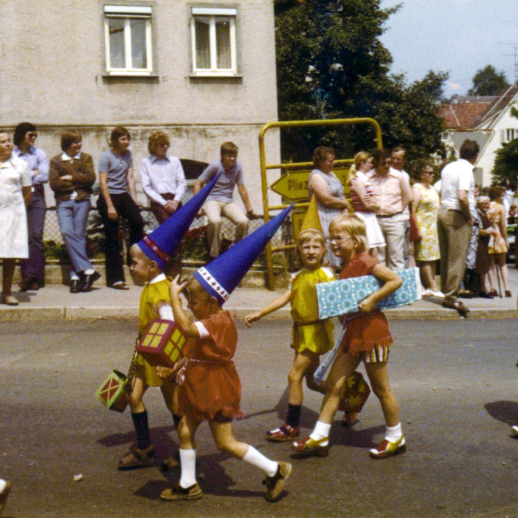 1973: Kinderfest in Mittelstadt im Juni 1973 (Quelle: Monja Gottwald)