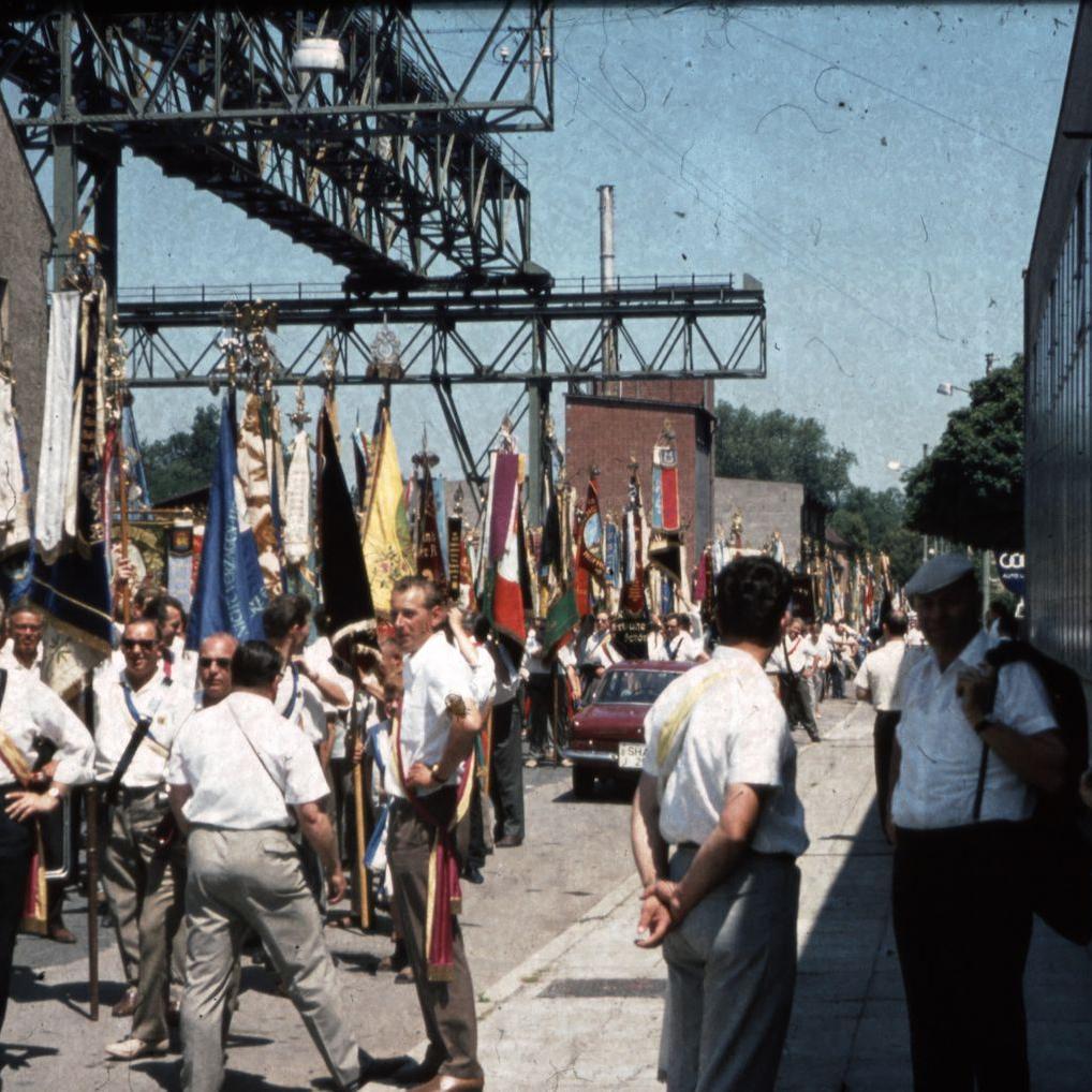 1968: 1968 Liederkranz Mittelstadt beim 16. Deutsches Sängerbundesfest in Stuttgart (Quelle: Manfred Knecht)