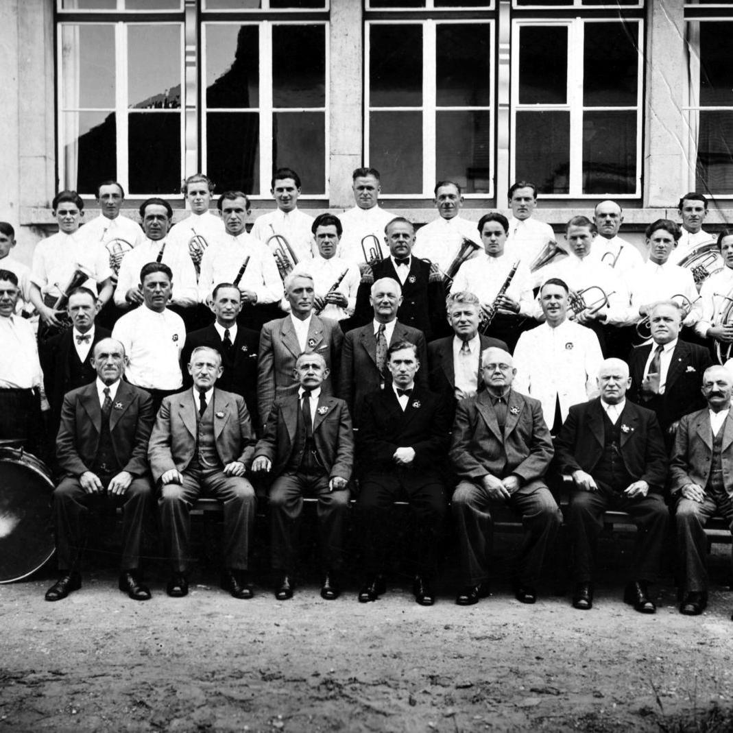 1951: Musikverein 40jähriges Stiftungsfest (Quelle: Ruth Reiber)